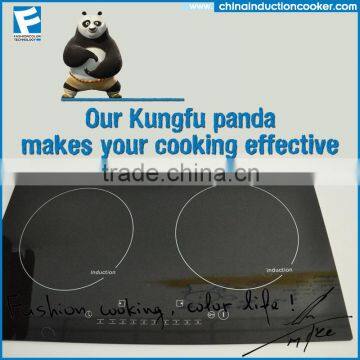 High Power Crystal Glass Induction Plate Induction Cooker Hob photo-3