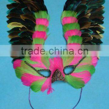 Mardi gras Feather Mask