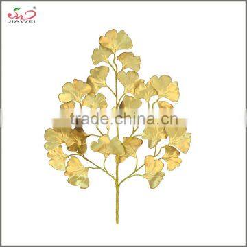 2016 high quality hot sale Artificial tree Leaves ginkgo leaf wholesale