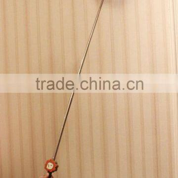 2015 Most Popular Fashionable Portable Aluminum Alloy Cartoon Selfie Stick With Cable photo-4