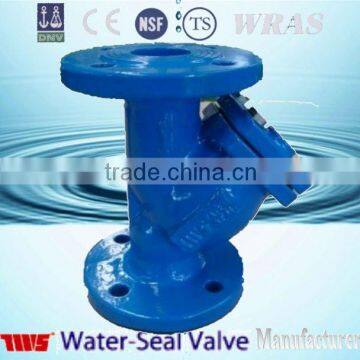 DN40~DN300 Cast Iron Flanged Water Strainer Y type