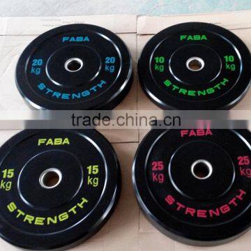 100% Rubber bumper plates Crossfit Olympic weight plate