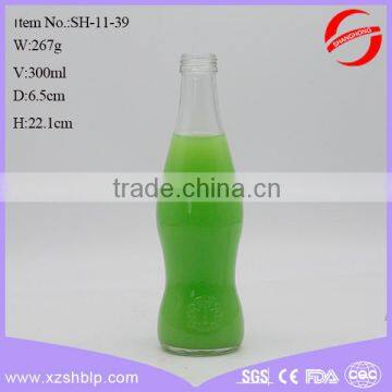 250ml-300ml glass juice bottles for sale