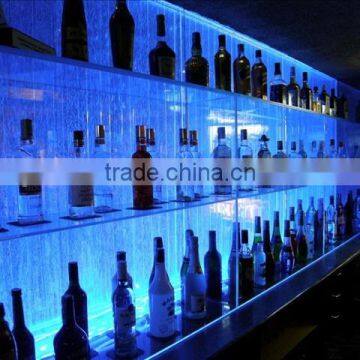 Bar Decorative Bubble Back Bar, Wine Holder. LED Luminated Color Changing