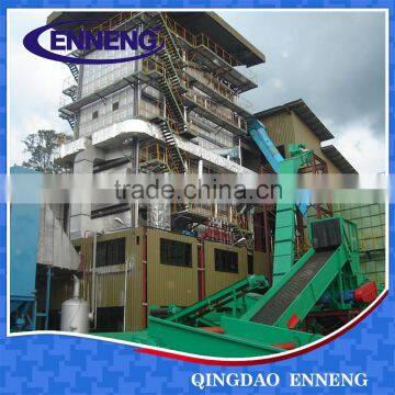 wood waste, chips and coal fired boiler