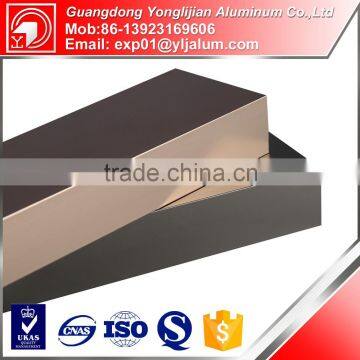 6063 T5 aluminium alloy flat tube, flat profile and hollow section