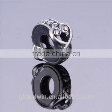 Affection Bead High Quality 925 Silver Charm New Fashion Bead Vintage Pendant Fit European Brand Style Bracelet Silver Bead T035 photo-2