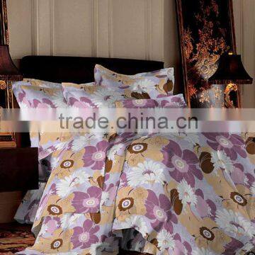 2014 fashion 100% polyester brushed bedding fabric for home textile with soft pattern