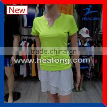 Women Uniforms Dresses Fashion Tennis Top T Shirt Wear Jersey