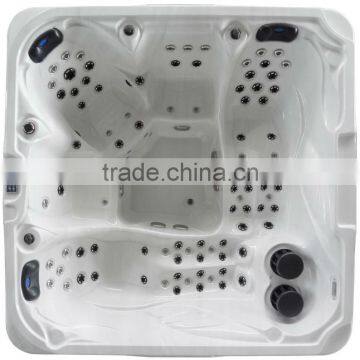 100 JETS USA acrylic outdoor spa massage bathtub for 5 person with led light