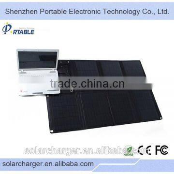 80W 18V portable folding solar panel kits for camping