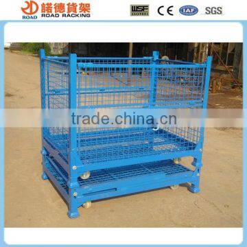 Foldable Material Steel Wire Mesh Pallet Box