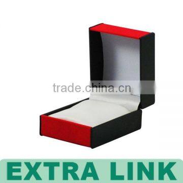 Custom high end jewelry box manufacturers plastic material hinge box China made boxes for jewelry