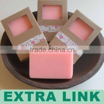 Custom Luxury Clear Plastic Soap Carton Box Packaging Soap Packaging Box