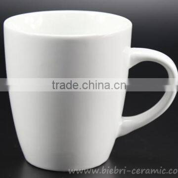 11oz Plain White Customized Porcelain Mugs And Cups With Handle