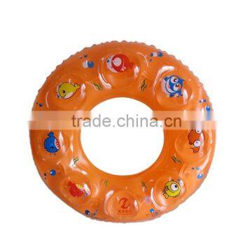 High Quality Inflatable PVC Donut Swim Ring, Cartoon Minions/frozen Customized Swim Ring for Baby