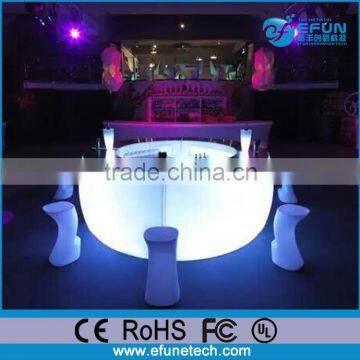 rgb color changing illuminated led bar counter for club/party/KTV,led bar counter furniture