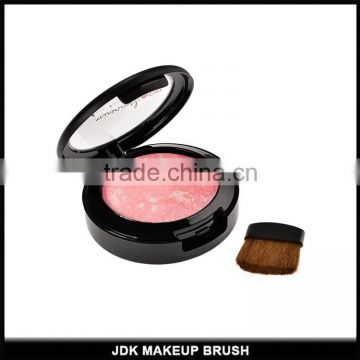 makeup cosmetic blusher check Palette with goat hair blush brush