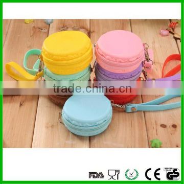 New style silicone purse lady round coin purse for promotion