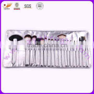 Professional Makeup Brush Set with Aluminum Ferrule and Nylon Hair Bristle