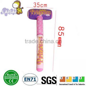 kids magic princess flatable PVC hammer toy
