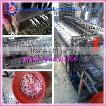 Chicken feet cutter machine and chicken paw machine with 4m working table