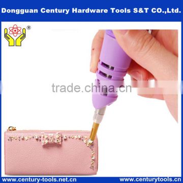 Plastic handle korean transfer rhinestone