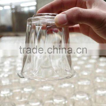 Decorative glass lamp cups or tea cups