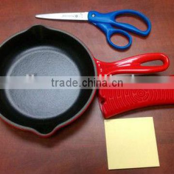 silicone heat resistant fry pan handle sleeve