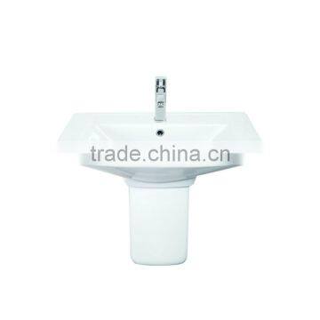 High quality for the ceramic semi pedestal sink