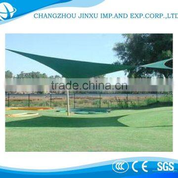 Plastic triangular &square car park sun shade sail swimming pools shade