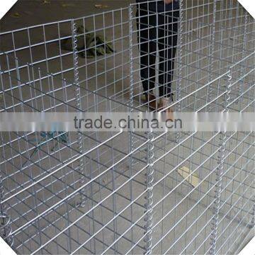 75mm Mesh Size 4mm Diameter Welded Stone Box / Galvanized Gabion Box Factory photo-5
