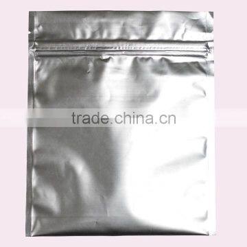 Hot sale Aluminum foil sealed bag with zipper lock for packing, high quality and customized print,OEM orders are welcome