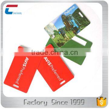 China Wholesale Plastic PVC Luggage Tag/ Card Supplier