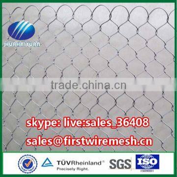 Fair price high quality cable mesh hand weave ss304 wire rope mesh netting zoo mesh