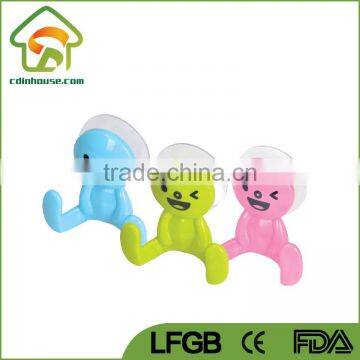 Large Suction Cup Plastic Hook Holds Heavy Duty