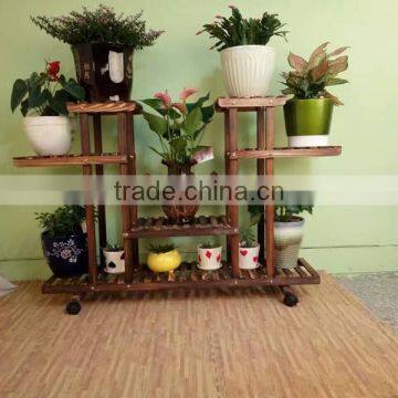 Wholesales China Antique Decorative Movable Wooden Plant Stand photo-6