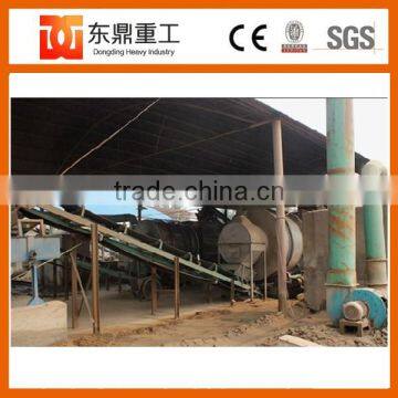 High moisture content 12 ton per hour sand drying machine/sawdust rotary dryer with best price