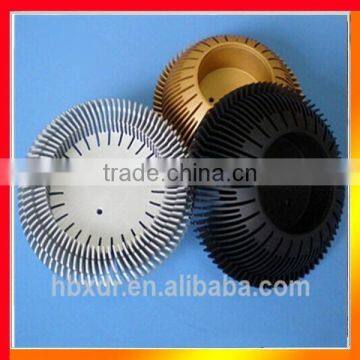 aluminum heat sink profile-anodized silver color