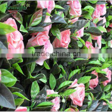 SAST-70001 Cheap Fake Flower Wedding Flower Wall Real Touch Artificial Flower Wall photo-5