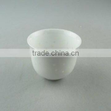 wholesale stock porcelain/ceramics type white cava cup