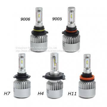 2017 New Arrival Car LED Headlight 9005 9006 C6 COB 36W 6400lm/set(3200lm/bulb) For Harley LED Headlight photo-2