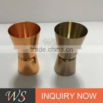 15ml 30ml 20ml 40ml 25ml 50ml or customizing acceptable bronze copper rose gold or gold plated double jigger