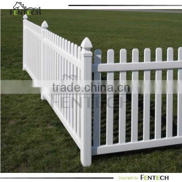 UV resistance vinyl pvc scallop white fence finials