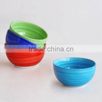 5.5inch Bowl, Stoneware With Handpainting photo-3