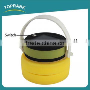 New Design Outdoor Camping Foldable Rechargeable Silicon Portable Solar Lamp photo-3