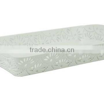 Metal Punched File Stationery Drawer Organizer Tray photo-2