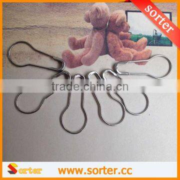2016 Hot Sale Silver Calabash Shape Safety Pin Pear Gourd Shape Coilless Tag Fastener Pin photo-4