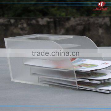 Wholesale Custom Clear Acrylic Magazine Organizer/Document Shelf photo-4