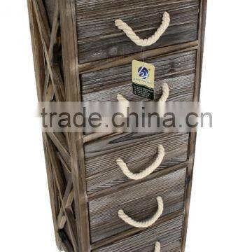 Rustic Furniture Drawer Cabinet Unfinished Wood Furniture Wholesale photo-3